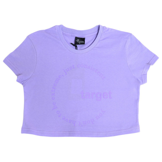 Target Παιδικό σετ Loose Set Crop Top S.Jersey & Shorts B/F Target Παιδικό σετ Loose Set Crop Top S.Jersey & Shorts B/F